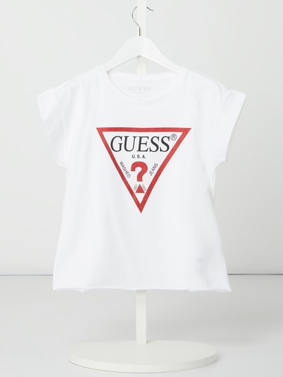 Guess Shirt mit Logo-Print  Weiss 1