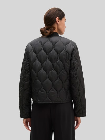 Marc O'Polo relaxed fit bomberjack met gewatteerde structuur Zwart - 5