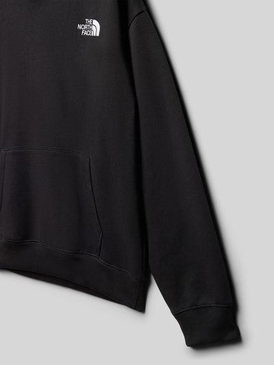 The North Face Oversized hoodie met logostitching, model 'Teen' Zwart - 2