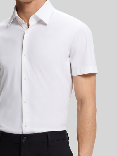 BOSS Slim Fit Businesshemd mit kurzem Arm Modell 'P-HANK-K-SH-262' Weiss 6