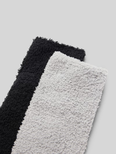 camano Skarpety z elastycznym pasem model ‘Socks cosy sustainable’ w zestawie 2 szt. Czarny 2