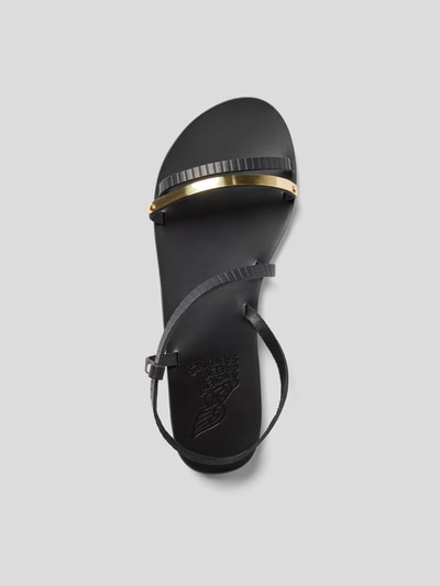 Ancient Greek Sandals Sandalen mit Kontrastbesatz Schwarz 6