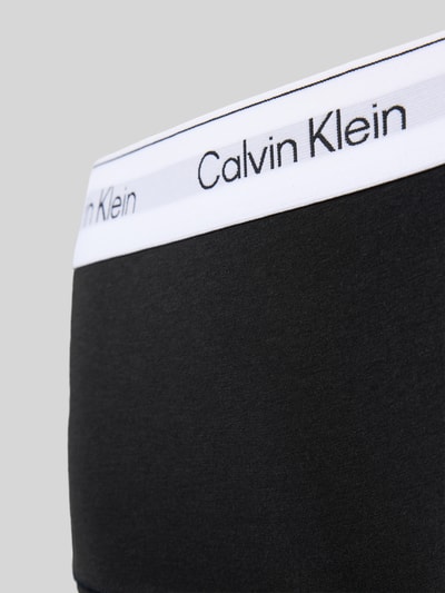 Calvin Klein Underwear Panties mit Logo-Stitching Modell 'Boyleg' Black 2
