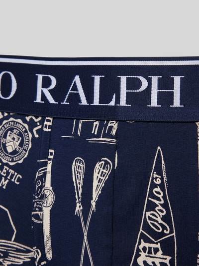 Polo Ralph Lauren Underwear Trunks mit Label-Bund Marine 2