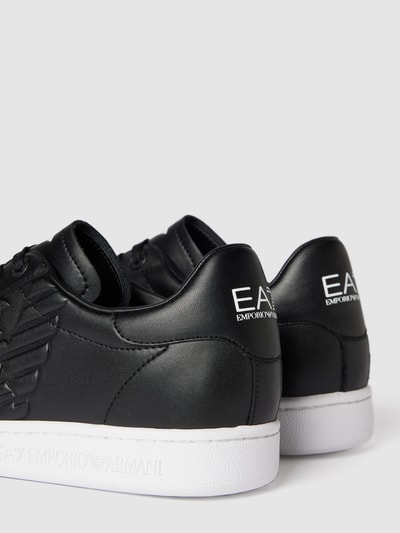 EA7 Emporio Armani Sneakers met merkapplicatie Zwart - 3