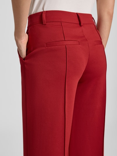 ICHI Broek met wijde pijpen, model 'KATE' Rood - 3