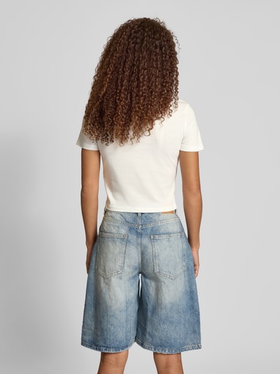 ONLY Regular Fit T-Shirt aus reiner Baumwolle Modell 'KELLY LIFE' Offwhite 5