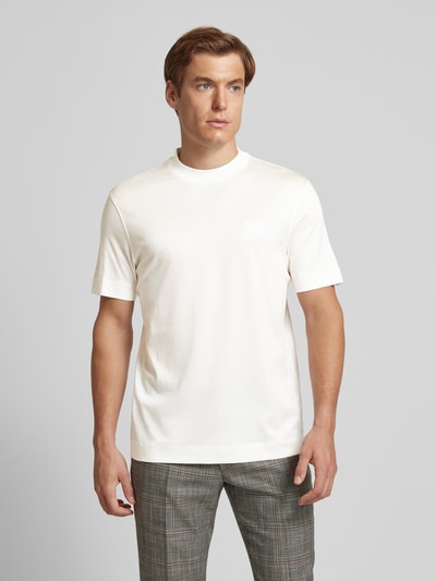 Emporio Armani T-Shirt mit Label-Print Offwhite 4