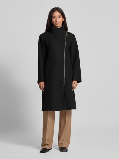 HUGO Regular Fit Mantel mit Woll-Anteil Modell 'MILANNE' Black 4