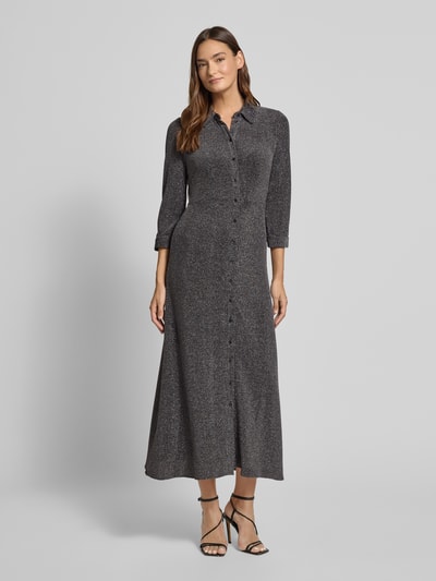 YAS Hemdblusenkleid mit 3/4-Arm Modell 'JOHANNA' Black 1