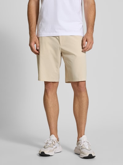 BOSS Green Regular Fit Shorts mit Tunnelzug Beige 4