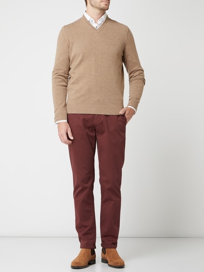 Marc O'Polo Pullover aus Schurwolle Sand 1