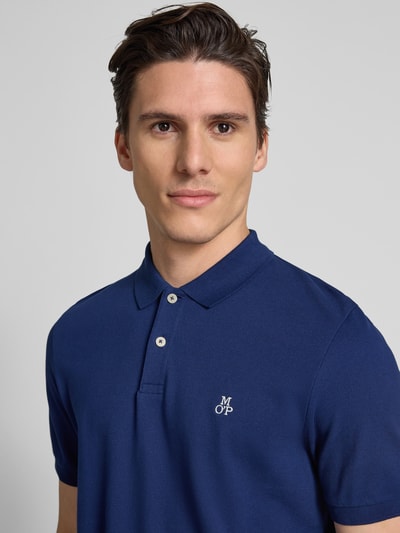 Marc O'Polo Koszulka polo o kroju regular fit z czystej bawełny Królewski niebieski 3