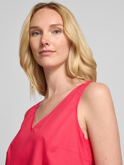 Christian Berg Woman Regular Fit Blusentop mit V-Ausschnitt Fuchsia 3