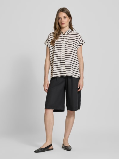 Jake*s Casual Bluzka o kroju regular fit z wzorem w paski Granatowy 1