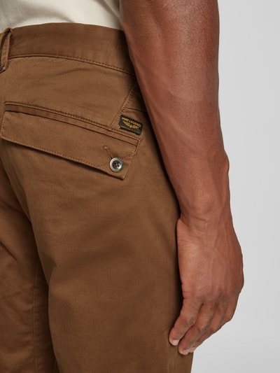 PME Legend Tapered fit chino met riemlussen, model 'American classic' Camel - 3