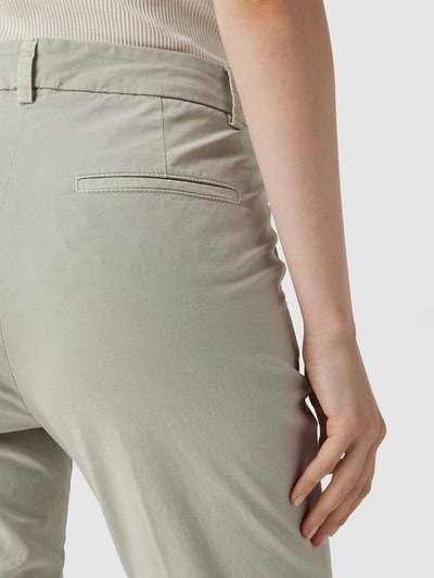 Cambio Hose mit Label-Details Khaki 3