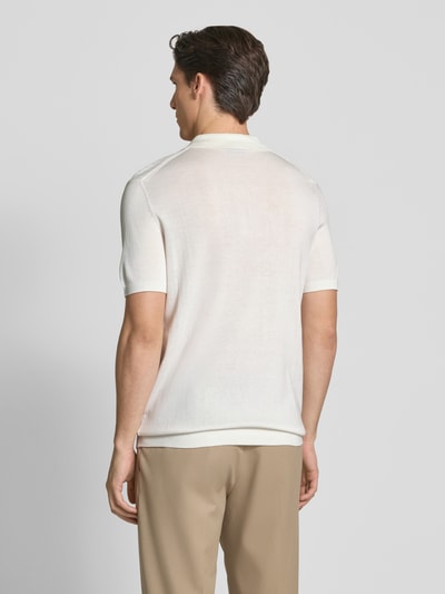 Strellson Poloshirt mit kurzer Knopfleiste Modell 'Adrian' Offwhite 5