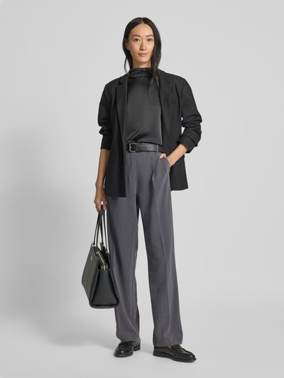 Christian Berg Woman Pantalon met achterzakken Donkergrijs gemêleerd - 1