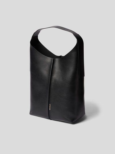 Copenhagen Shopper mit Label-Print Schwarz 2