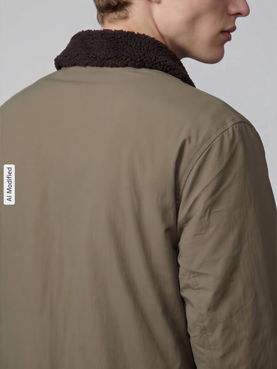 ONLY & SONS Bomberjacke mit Teddykragen Oliv 3