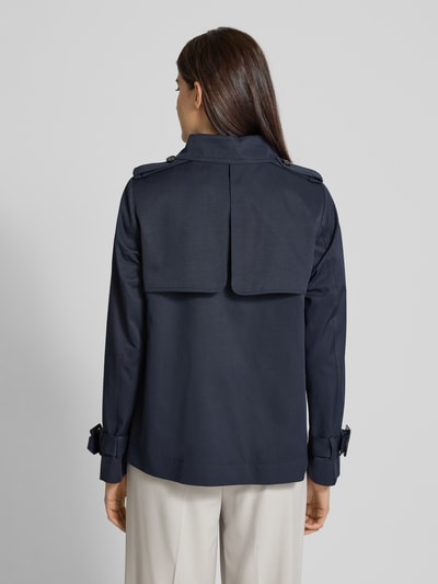 Christian Berg Woman Selection Trenchcoat mit Ärmelriegeln und Eingrifftaschen Dunkelblau 5