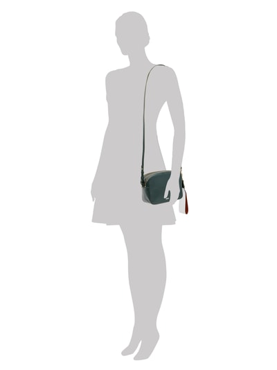 Closed Crossbody Bag mit Handschlaufe Gruen 1