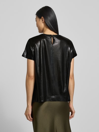 MOS MOSH T-Shirt in Leder-Optik Modell 'Nicola' Black 5