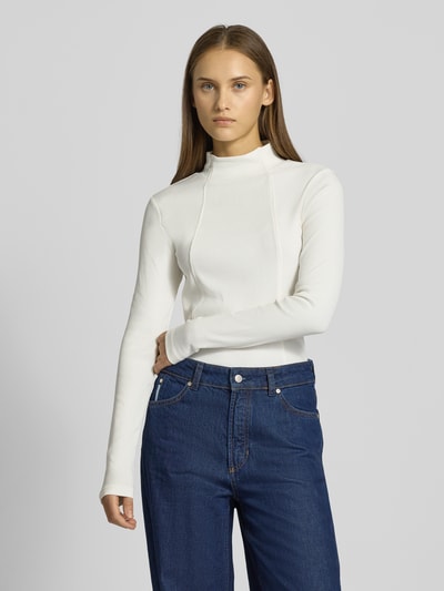 G-Star Raw Bluzka z długim rękawem ze stójką Złamany biały 4