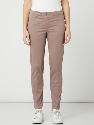 Montego Stoffhose in schmaler Passform mit Stretch-Anteil  Taupe 4