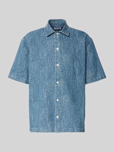 Samsøe Samsøe Regular Fit Freizeithemd mit 1/2-Arm Modell 'SAAYO X' Blau 2