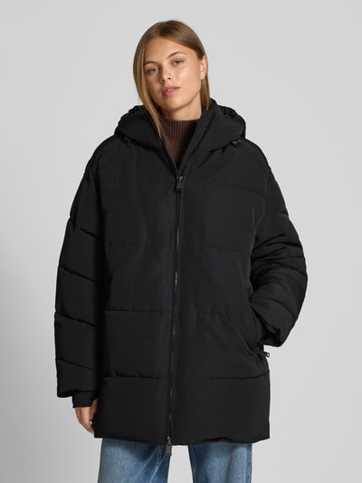 WITHBLACK Steppjacke mit Kapuze Black 4