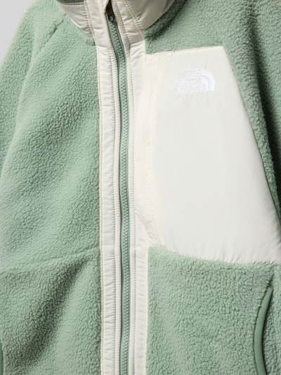 The North Face Kurtka z polaru z wyhaftowanym logo model ‘YUMIORI’ Trzcinowy 2