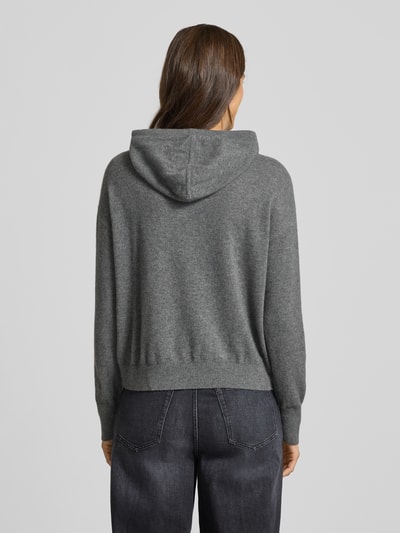 Jake*s Casual Hoodie van kasjmier Donkergrijs gemêleerd - 5