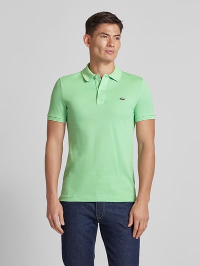 Lacoste Slim Fit Poloshirt mit Label-Patch Modell 'PIQUE' Apfel 4