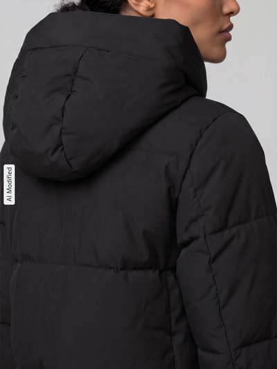 VERO MODA Kurtka pikowana z wysokim kapturem model 'STELLA' Czarny 3