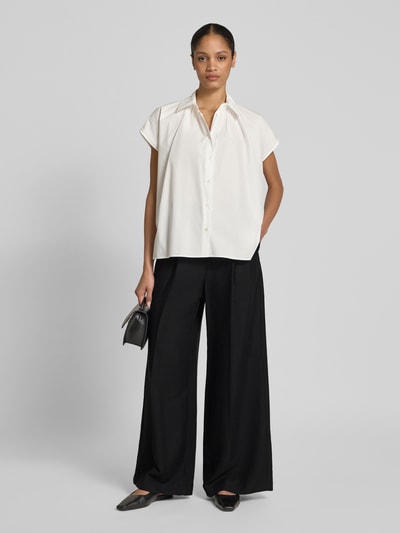 Weekend Max Mara Wide leg bandplooibroek met persplooien, model 'VELIERO' Zwart - 1