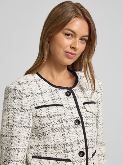 Marc Cain Regular Fit Blazer mit Paspeltaschen Hellgrau 3