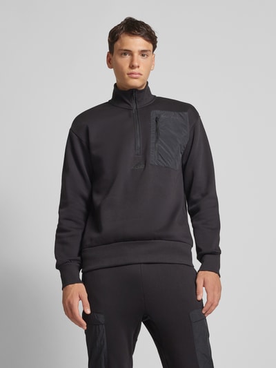 ADIDAS SPORTSWEAR Bluza ze stójką Czarny 4