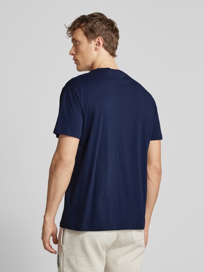 Polo Ralph Lauren Regular Fit T-Shirt mit Label-Stitching Marine 5