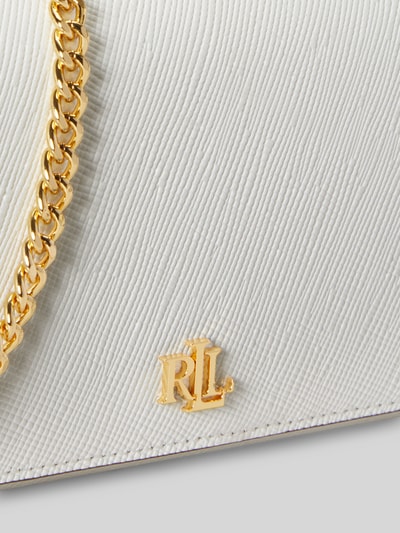 Lauren Ralph Lauren torba na ramię z aplikacją z metką Biały 6