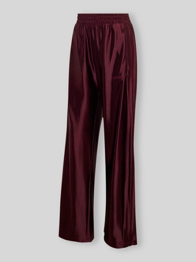 adidas Sportswear High Waist Sweathose mit glänzender Satinoptik Bordeaux 2