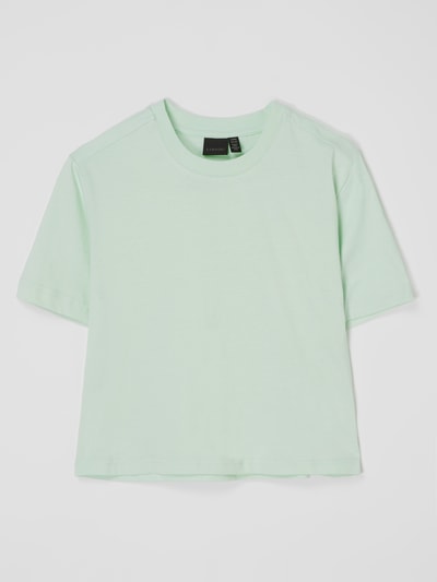 Kabooki Kort T-shirt van katoen, model 'Thea' Mint - 1