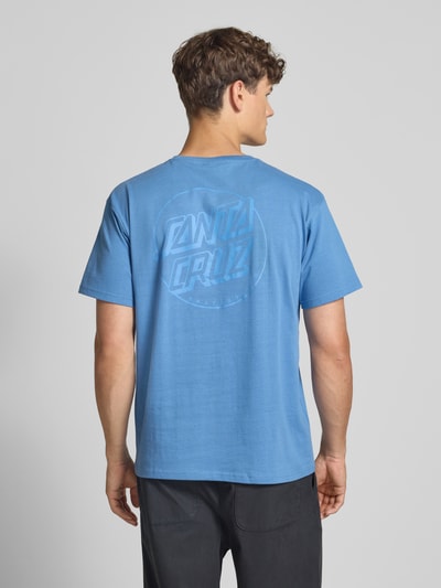 SANTA CRUZ T-Shirt mit Label-Print Blau 5