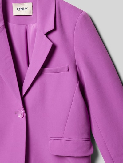 Only Regular Fit Blazer mit Pattentaschen Modell 'LANA-BERRY' Purple 2