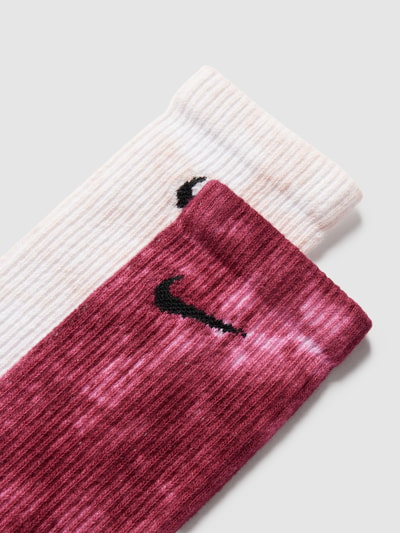 Nike Socken mit Batikmuster im 2er-Pack Modell 'EVERYDAY' Rot 2