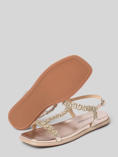 ALMA EN PENA Sandalen met strass-steentjes Metallic beige - 4