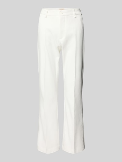 FREE/QUENT Stoffen broek met steekzakken, model 'Isadora' Wit - 2