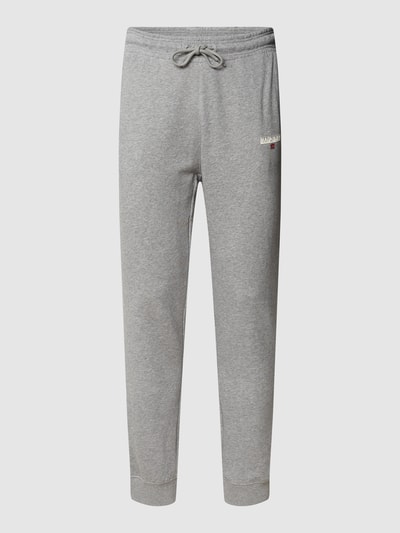 Napapijri Sweatpants mit Label-Detail Modell 'ICE' Mittelgrau 2