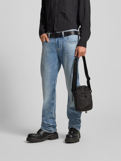Diesel Crossbody Bag mit Logo-Applikation Black 1